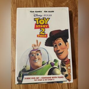 Disney Pixar Toy Story and Toy Story 2 DVD movies
